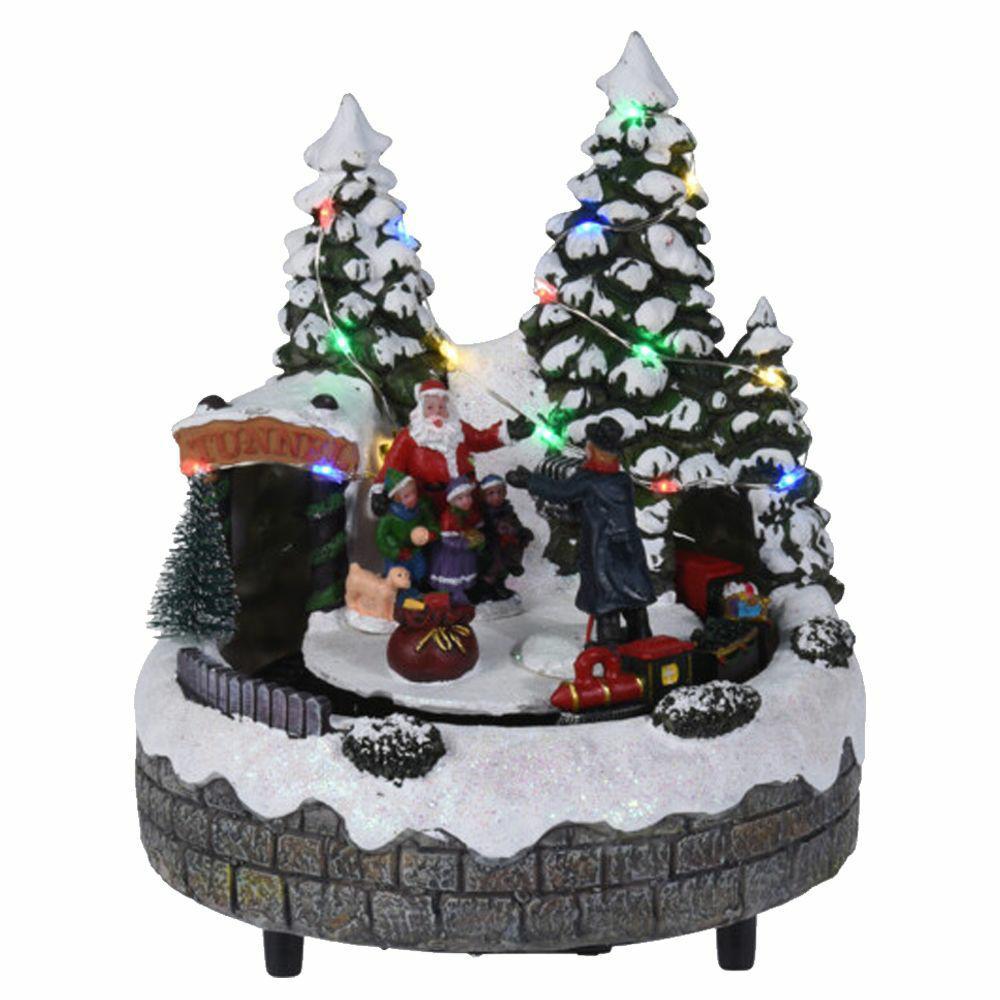 Wioska świąteczna Led z pozytywką